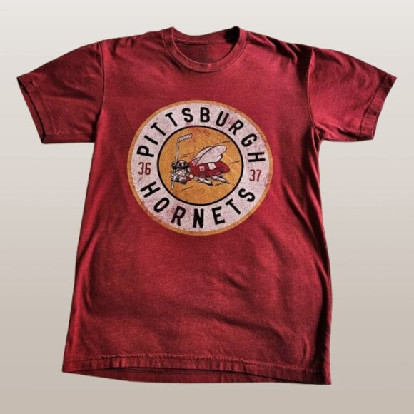 Steel City Pittsburgh Hornets Logo Hockey T-Shirt Unisex Size SMALL - Picture 4 of 8